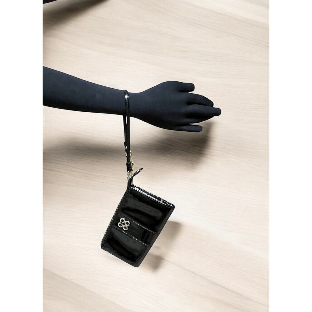 Coach 46726 Julia Op Art Patent Leather Zip Wristlet/Wallet - Picture 4 of 4